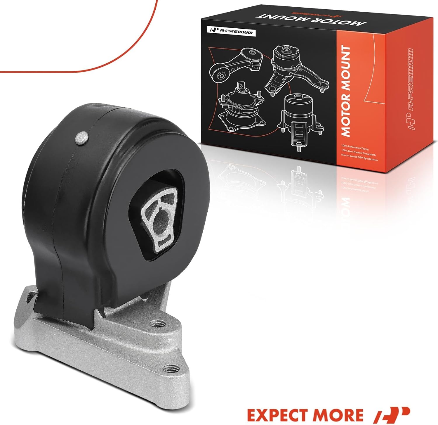 A-Premium Rear Transmission Mount Compatible with Buick Lacrosse 2010-2016, Regal 2014-2017, Allure 2010 & Cadillac SRX 2010-2016, XTS 2013-2019 & Saab 9-4X 2011, 9-5 2010-2011