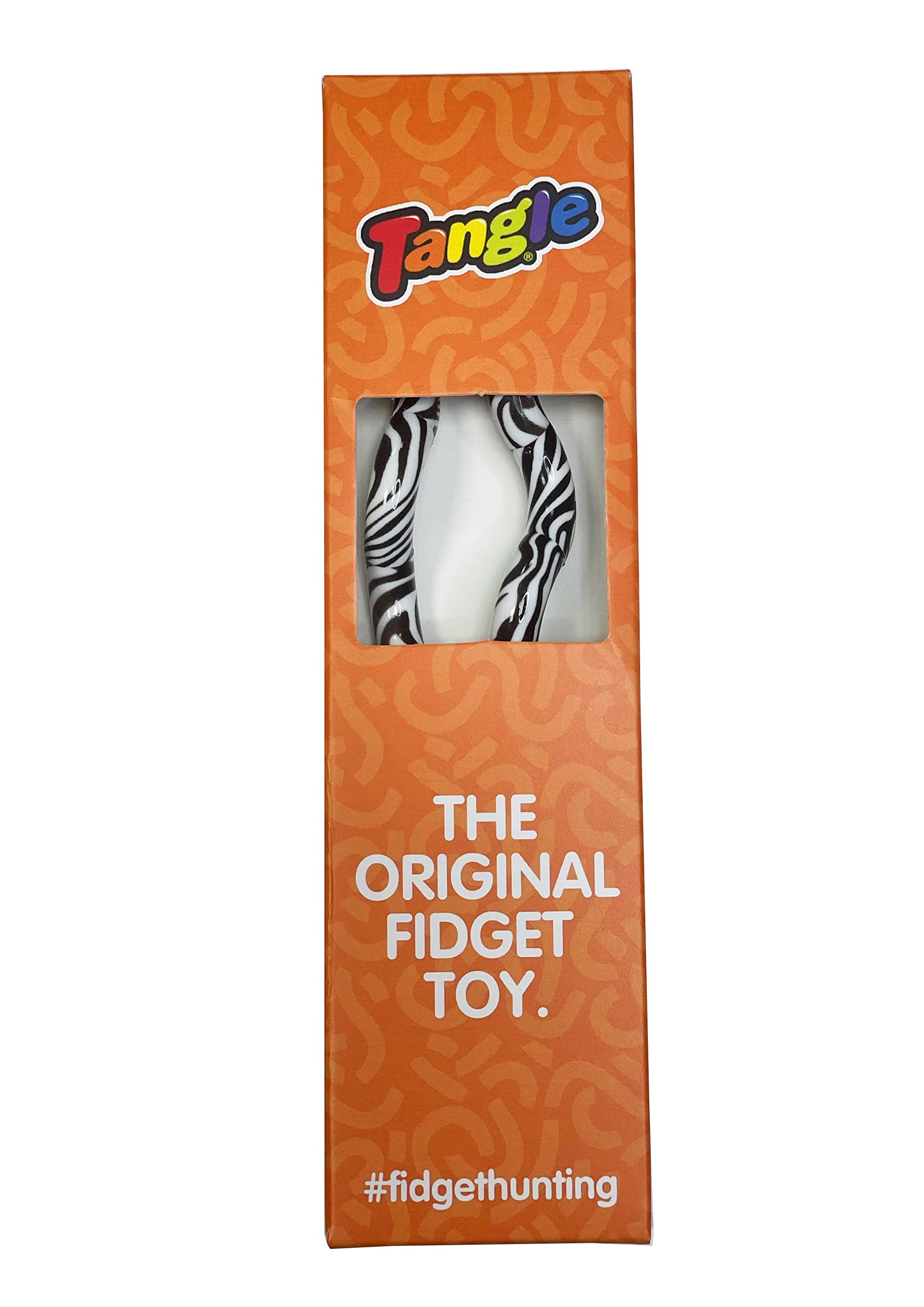 Tangle Fidget Toy Junior Wild – Zebre – Jouet Anti-Stress Rotatif – Développe La Motricité Fine – Dès 3 Ans – Violet Et Rose