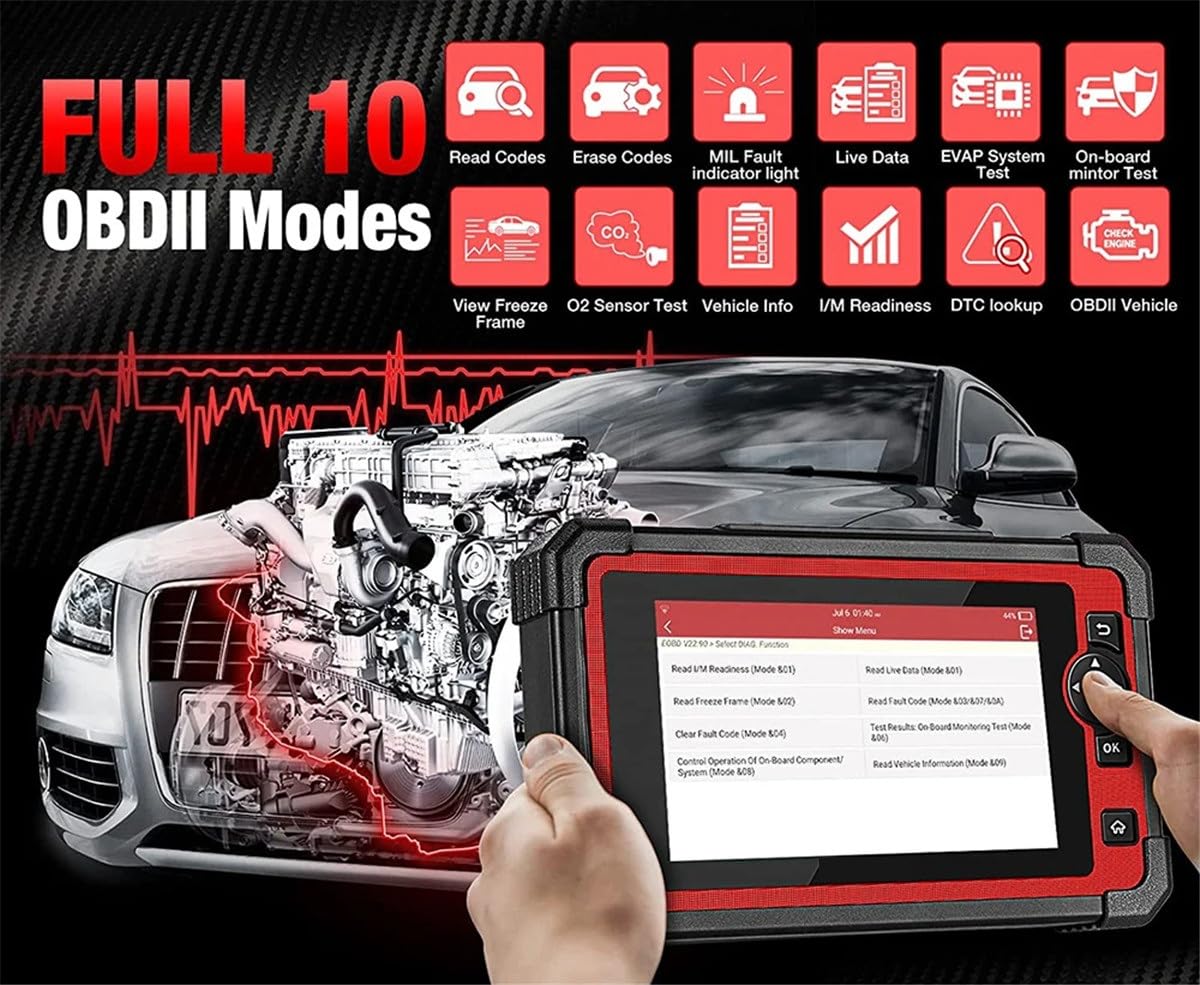 X431 CRP919E BT Samochodowe narzędzia diagnostyczne CAN FD DOIP ALL Systems ECU Coding Active Test 31 Resetuje DBScar VII Auto Scanner