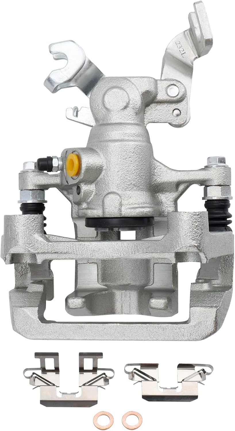 18B5002 Rear Left Brake Caliper with Hardware for 07-12 Lincoln MKZ for Ford 06-12 Fusion for 06-13 Mazda 6 for 06-11 Mercury Milan for 2006 Lincoln Zephyr Driver Side Brake Caliper