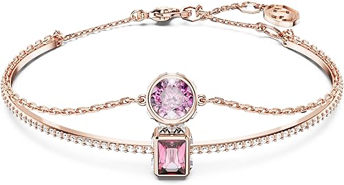 Swarovski Chroma Twist Cocktail Ring, Versatile Multi Color Crystals, Playful Rotating Construction, Gold Tone Finish