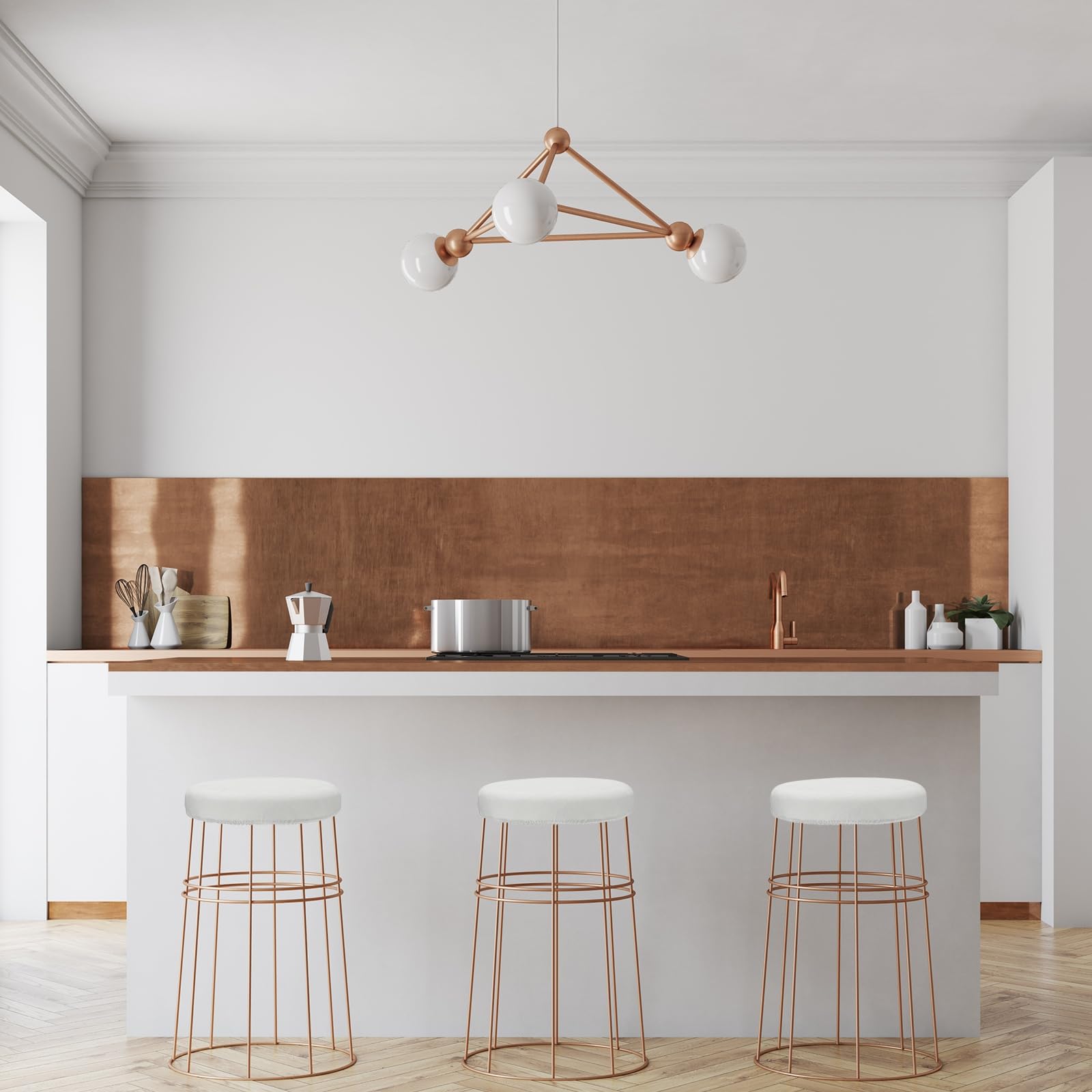QUARKZMAN 2pz Copri Sgabello Coprisedili Sgabello Rotondo Asta Rosso Elastico Barra Sedia Sgabello Coprisedia con Elastico Fascia per 11-14 Sedia