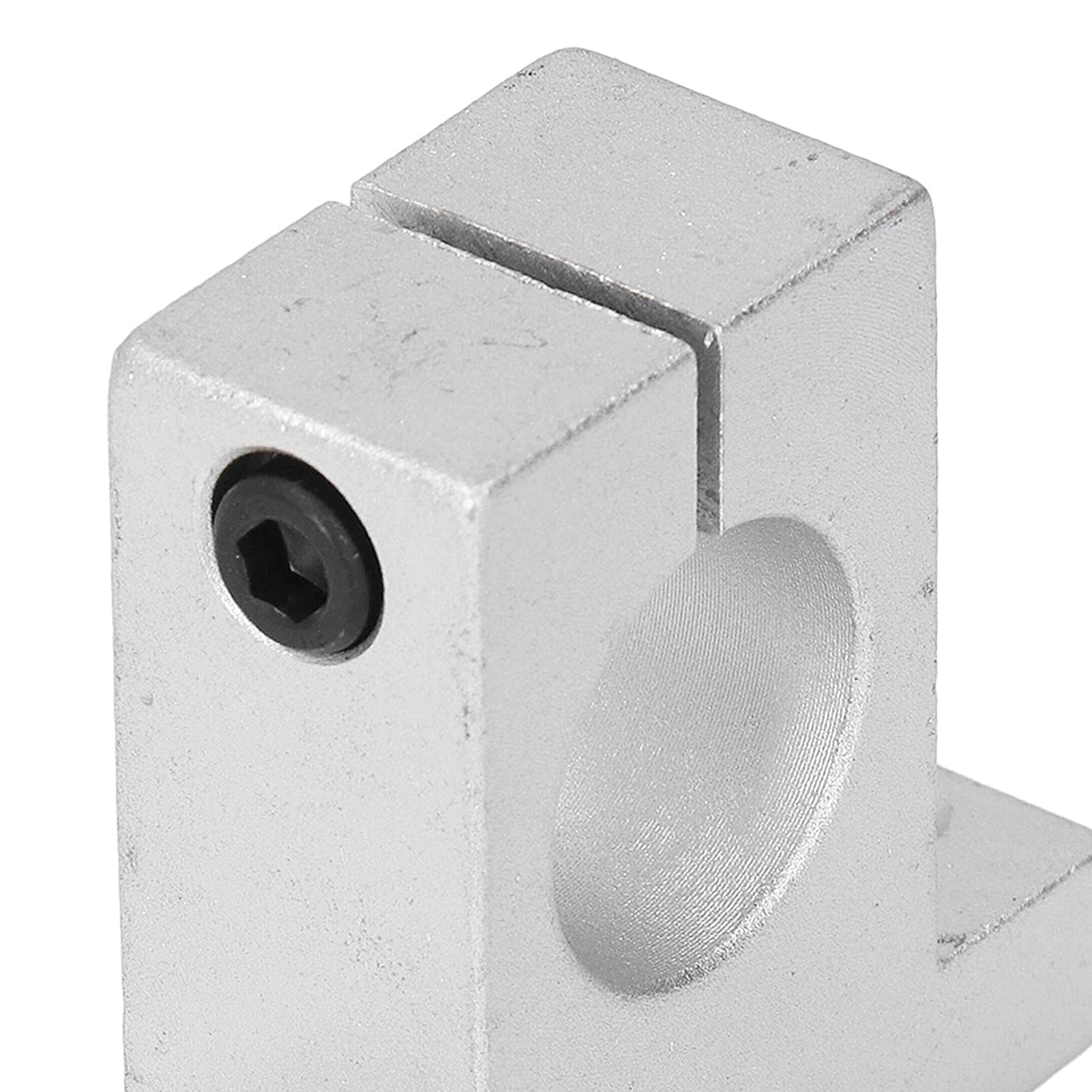 4Pcs Supporto per Guida Lineare SK25 Supporto per Guida di Movimento Lineare Verticale In Lega di Alluminio Asta di Bloccaggio Rail Kit di Supporto per 25mm Asta Albero