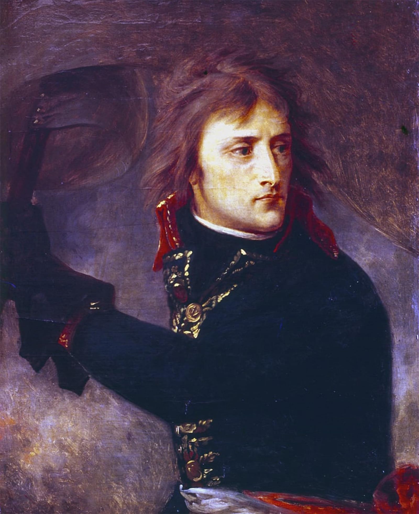 POSTERIIk Vintage Art Print Images Pictures Print Bonaparte At the Bridge of Arcole by Antoine Jean Gros Modern Colour Posters for Office Home Decor 60x90cm