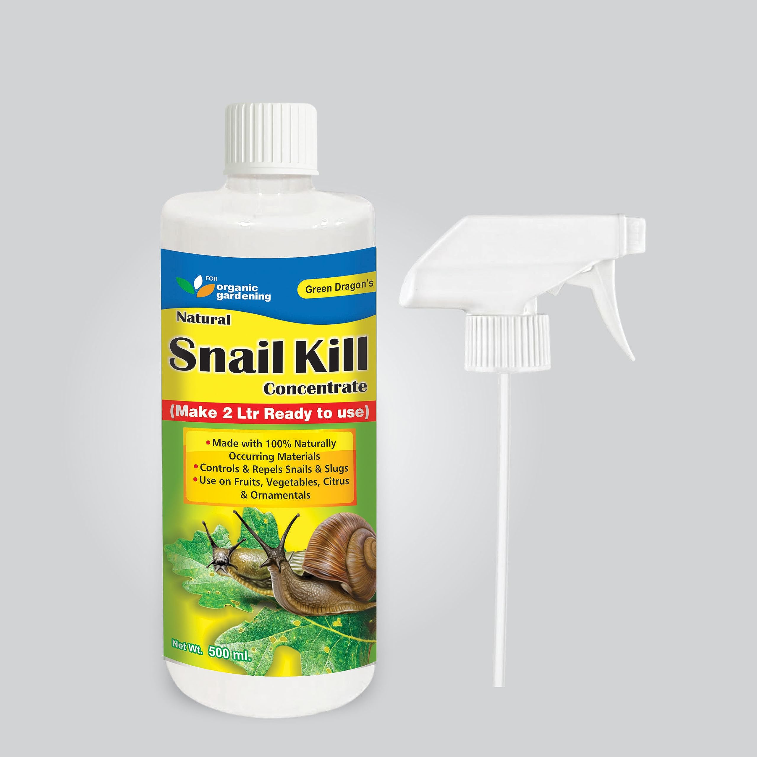 Green Dragon Home Solutions | Natural Snail Kill Concentrate (Make 2L Ready-to-use) (B0CGPWGF15) Amazon Price History, Amazon Price Tracker