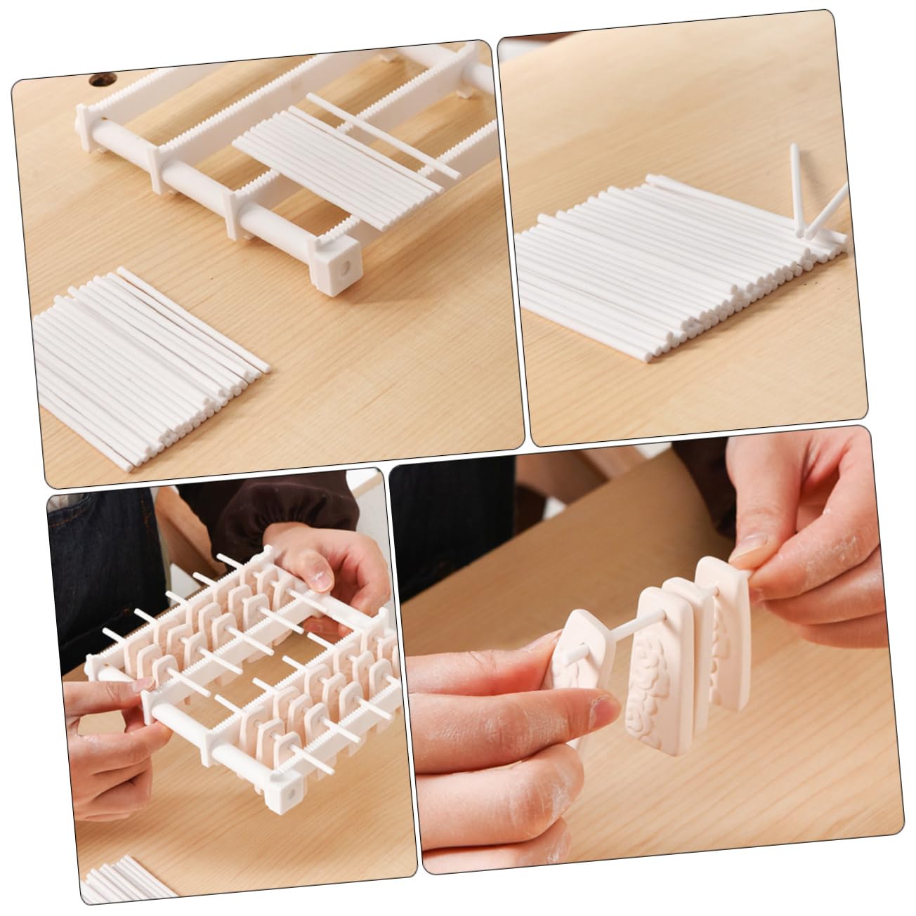 Labret Jewelry 10pcs Hanging Tools Boom Stand Jewelry Hanging Burning Bracket Refractory Stick Kiln Hanging Rod Pottery Kiln Tools Kiln Tools Supplies Pottery Firing Tools Toolkit