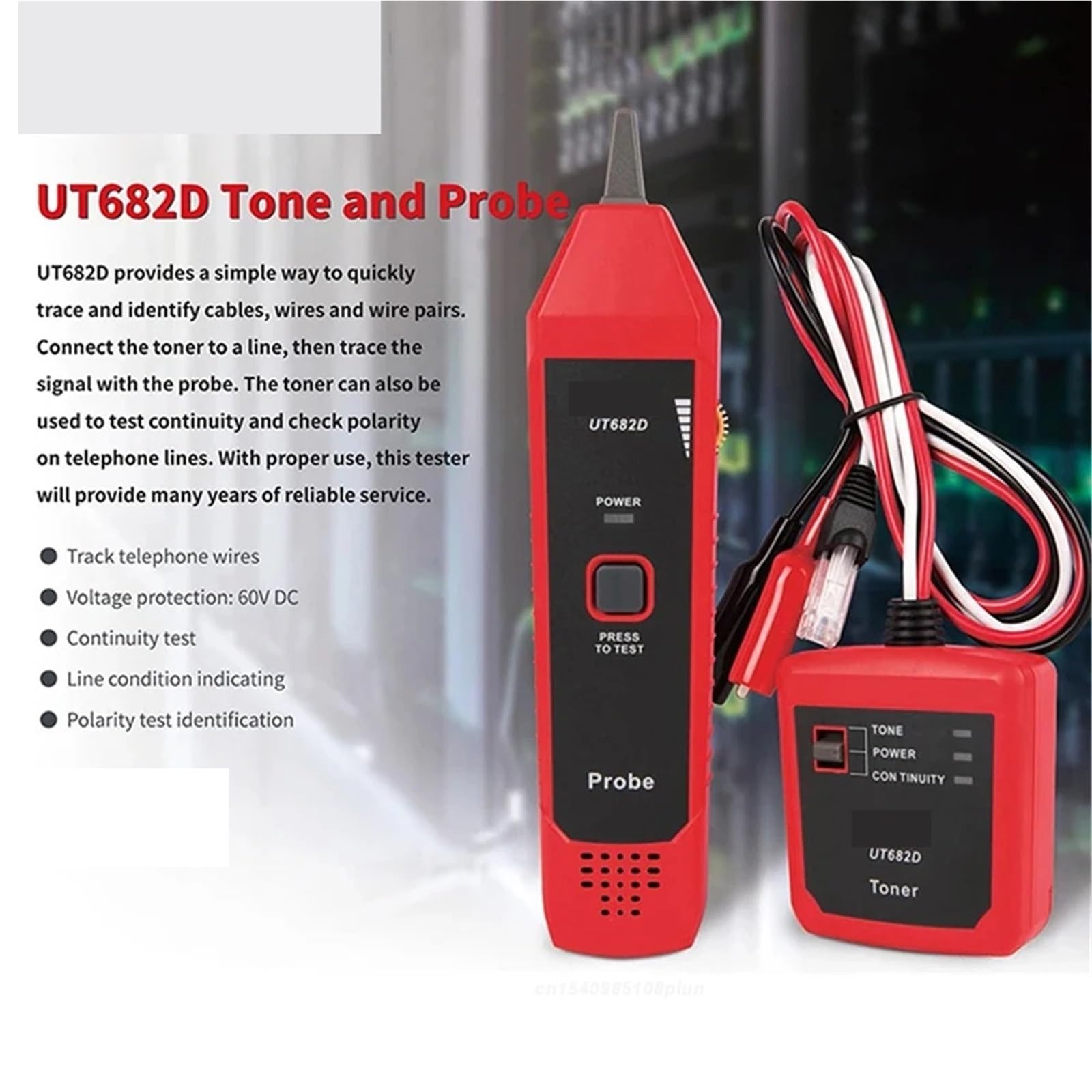 Tester for cavi di rete, traccia linee telefoniche, doppini intrecciati, rilevatore professionale, elettrici, localizzatore LAN Prove di trasmissione