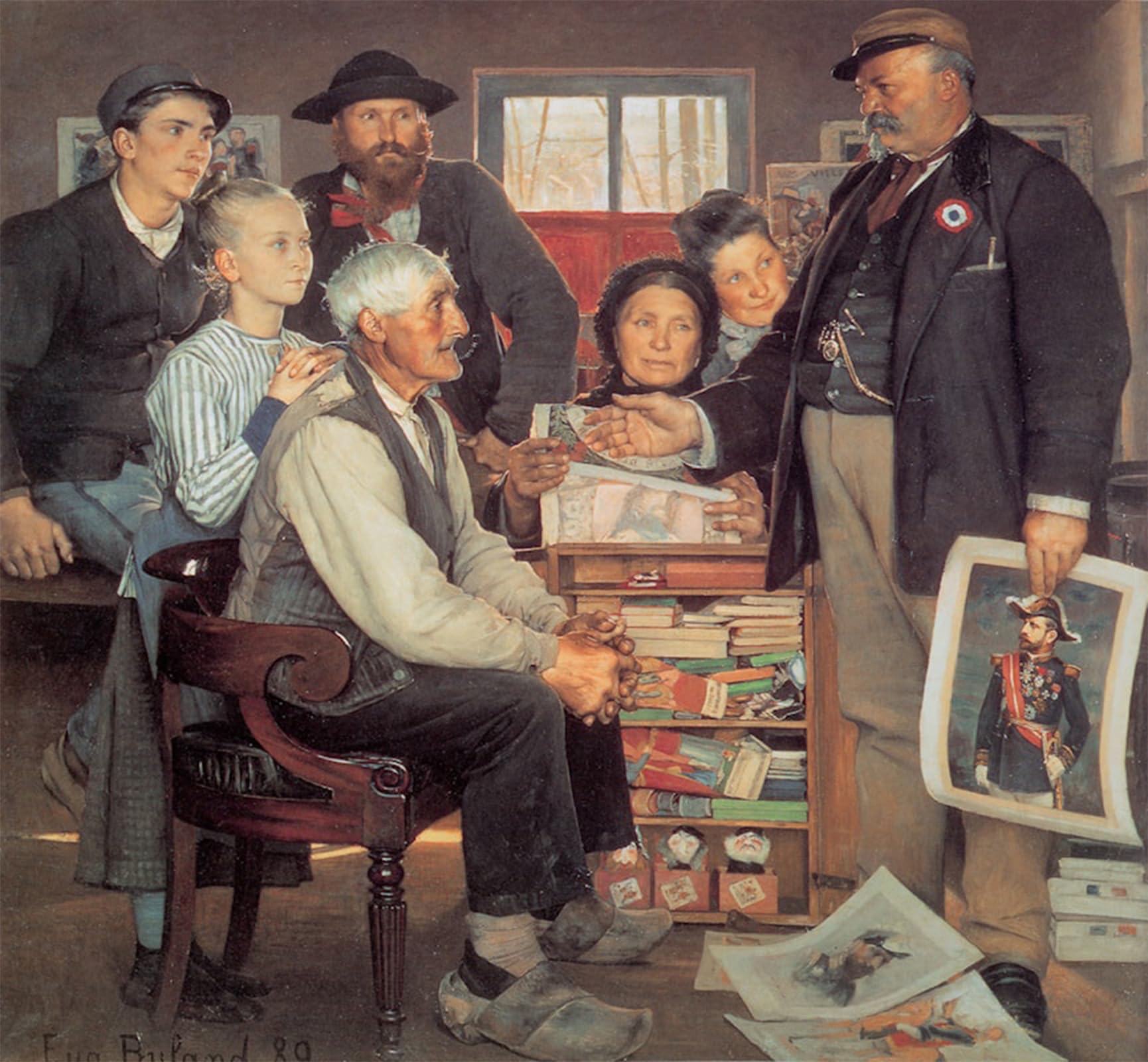 Póster de graffiti sobre lienzo de Jean Eugène Buland para decoración 60x90cm 5