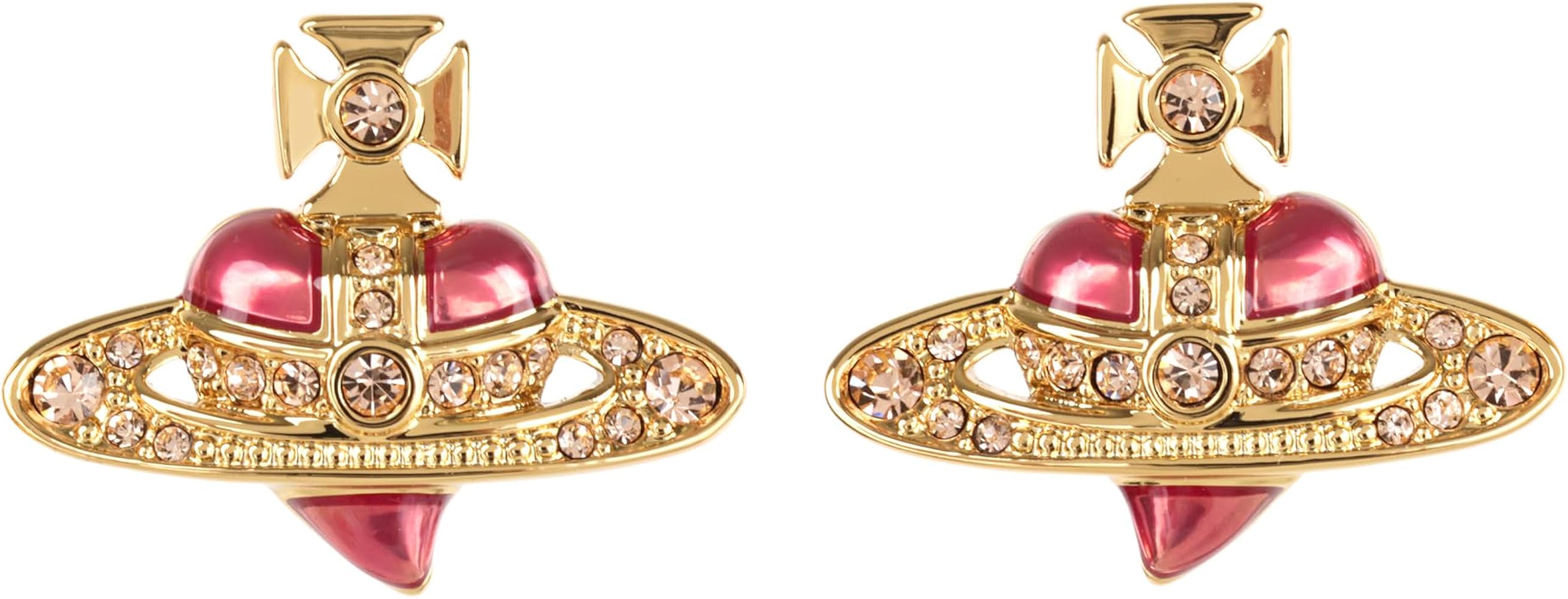 ヴィヴィアンウエストウッド ハート型ピアス レッド Vivienne Westwood ハート型ピアス レッド ヴィヴィアン・ウエスト