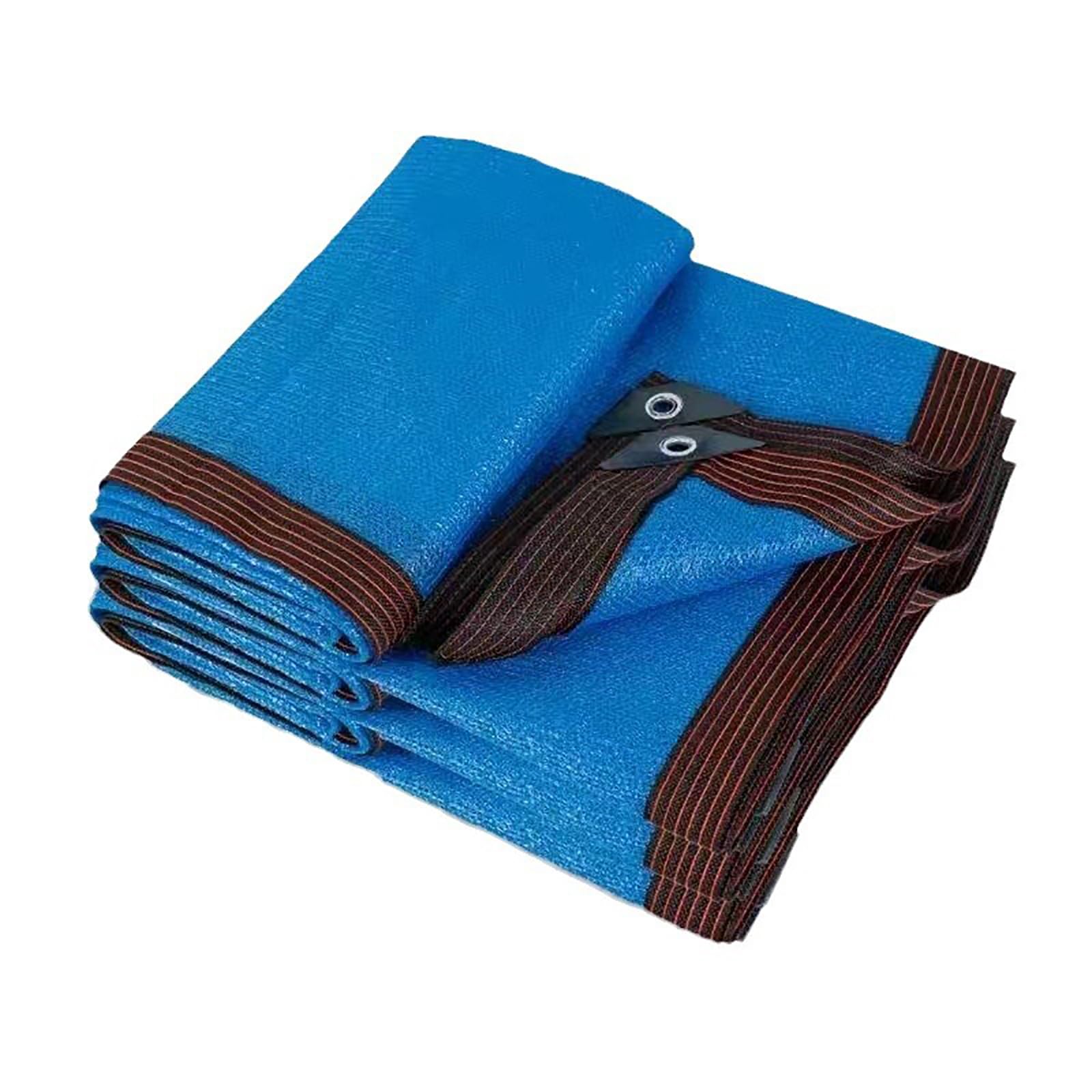 Filet d'ombrage en polyéthylène 8x9m rectangulaire avec œillets pour jardin et grande terrasse