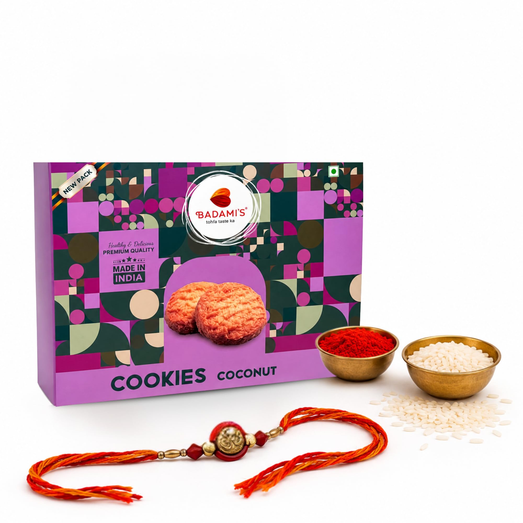 Badami's Coconut Cookies 300g | Crunchy Coconut Biscuits | Delicious Coconut Flavour | Tasty Biscuits For Tea Time Snacking | Healthy Treat for Kids & Adults | Ready to Eat | Pack of 1-image-20