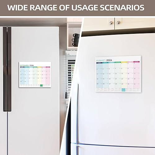 Miniatura 7 de Calendario magnético 2024, calendario magnético para refrigerador, calendario de refrigerador, enero de 2023 a diciembre de 2024, calendario