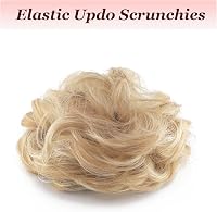 Cybelleza Hajkonty Scrunchie - Hullámos Műhaj Lófarok 35g Hamvas Barna & Szőke - Kontyrakó Hajgumi Feltűzött Frizurákhoz 3