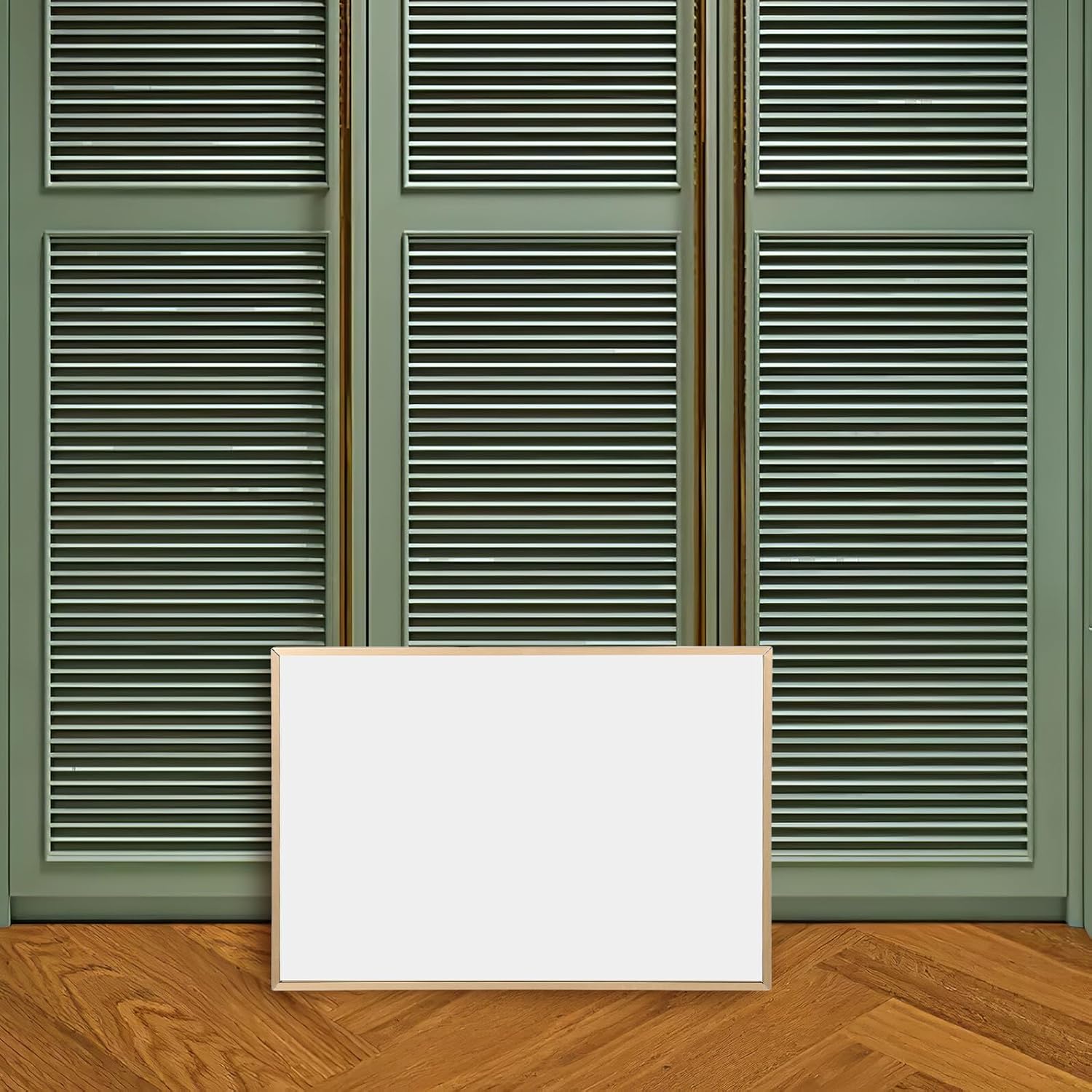 Sosoport Floor Mirror for Trying Shoes and Dressing Rectangle Aluminum Frame Multi-Functional Vanity Mirror with Gold Finish Suitable for Retail Shops and Home Entryway