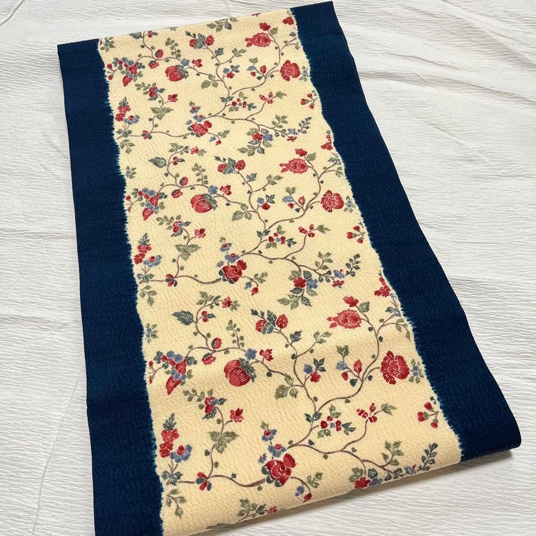 美品 やまと誂製 正絹 着物 袖無双“芥子色に変化上手な麻の葉！”長襦袢J-71 美品 やまと誂製 正絹 着物 袖無双“芥子色に変化上手な麻の葉！”