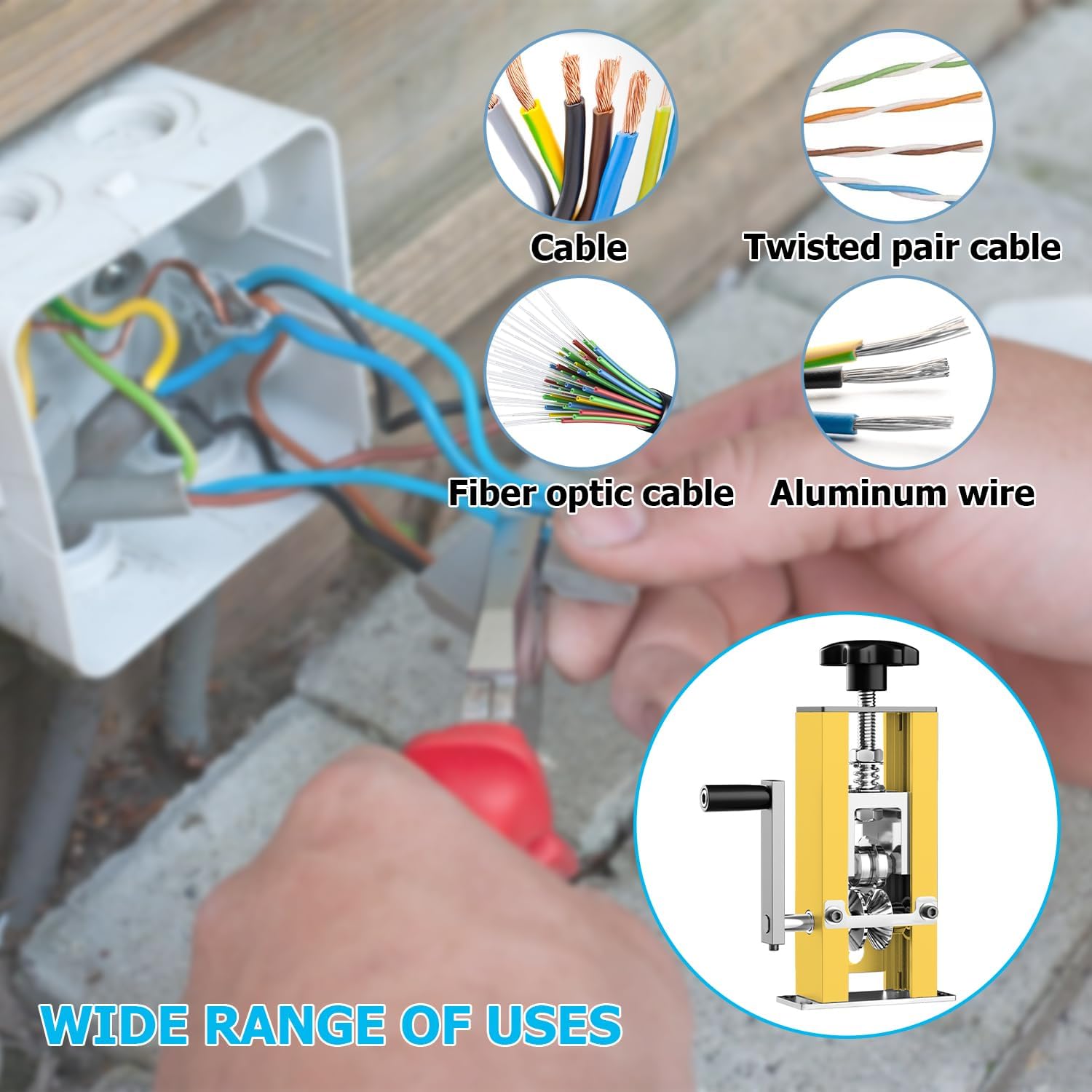 Attrezzi E Tester TOOLTOO 2 In 1 Pinza Spelafili Professionale Spelafili Automatico Strumento Di Taglio