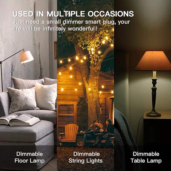 TREATLIFE Outdoor Smart Dimmer Plug 1Pack+3 Way Smart Dimmer Switch 2Pack