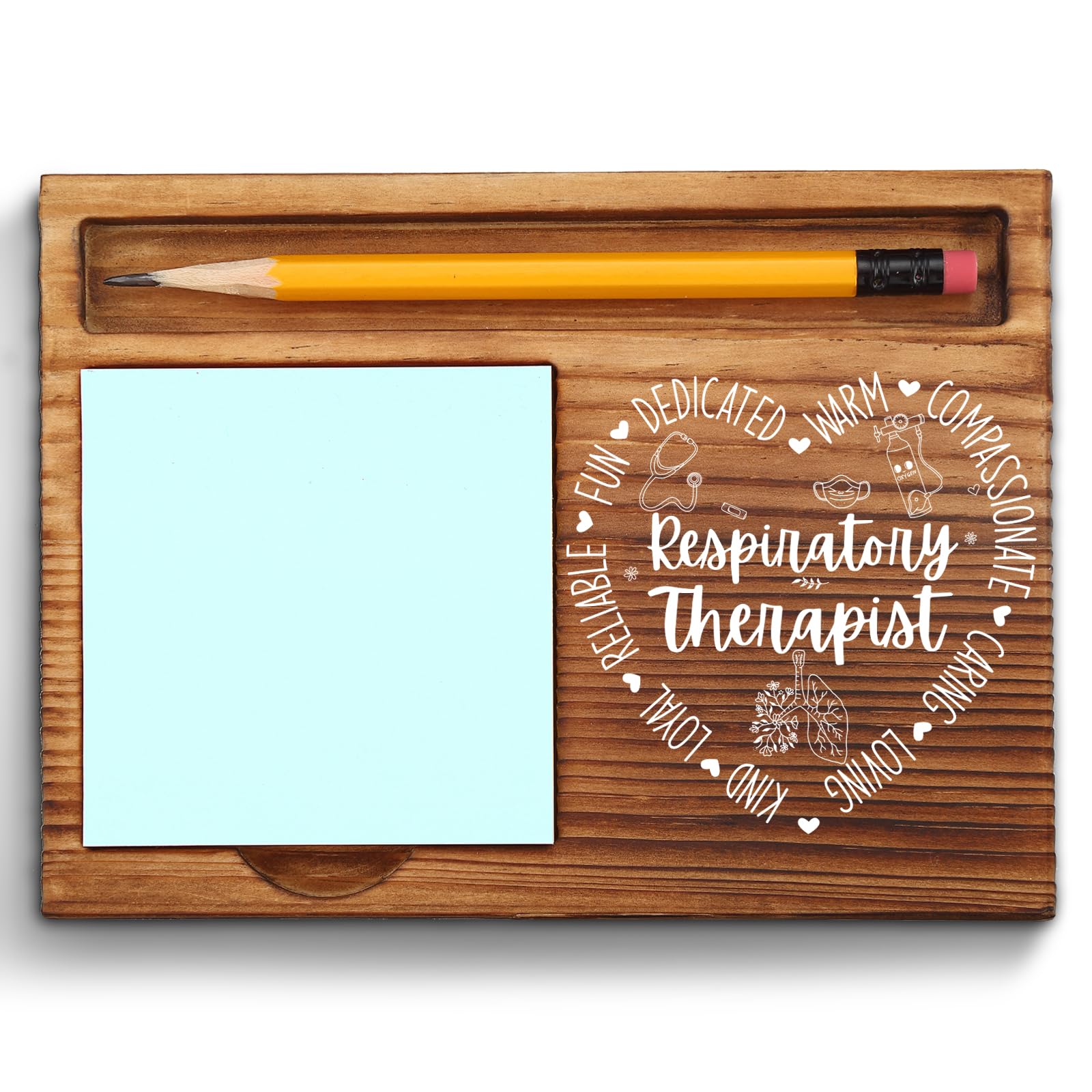 Respiratory Therapist Sticky Note Holder, Respiratory Therapist Week Appreciation Thank You Gifts, Respiratory Therapist RT Office Desk Decor