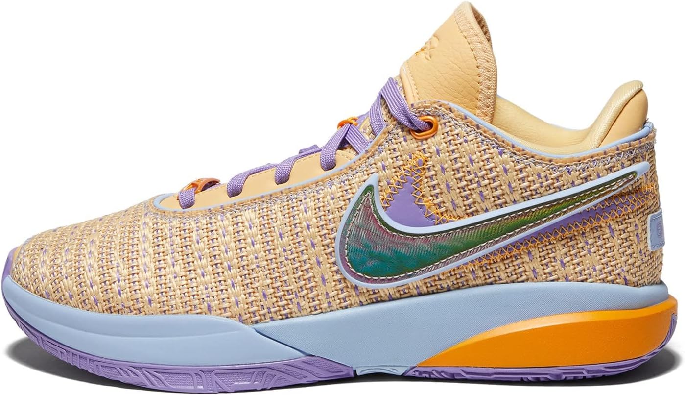 Nike Lebron XX (Big Kid) Celestial Gold/Multicolor/Cobalt Bliss 5 Big Kid M