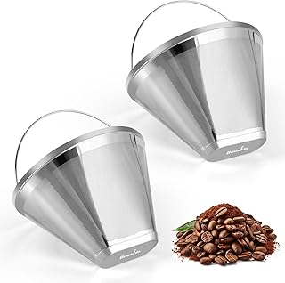 Stainless steel permanent coffee filter