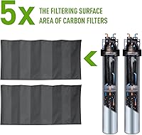 Vista 4 de Pentair Everpure H-1200 y H-104 Juego de cartuchos de filtro de cambio rápido para sistemas de agua potable