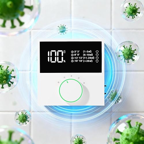 Miniatura 2 de Purificador de aire de iones negativos, generador de iones negativos portátil para el hogar, ionizadores de aire para uso en habitaciones con