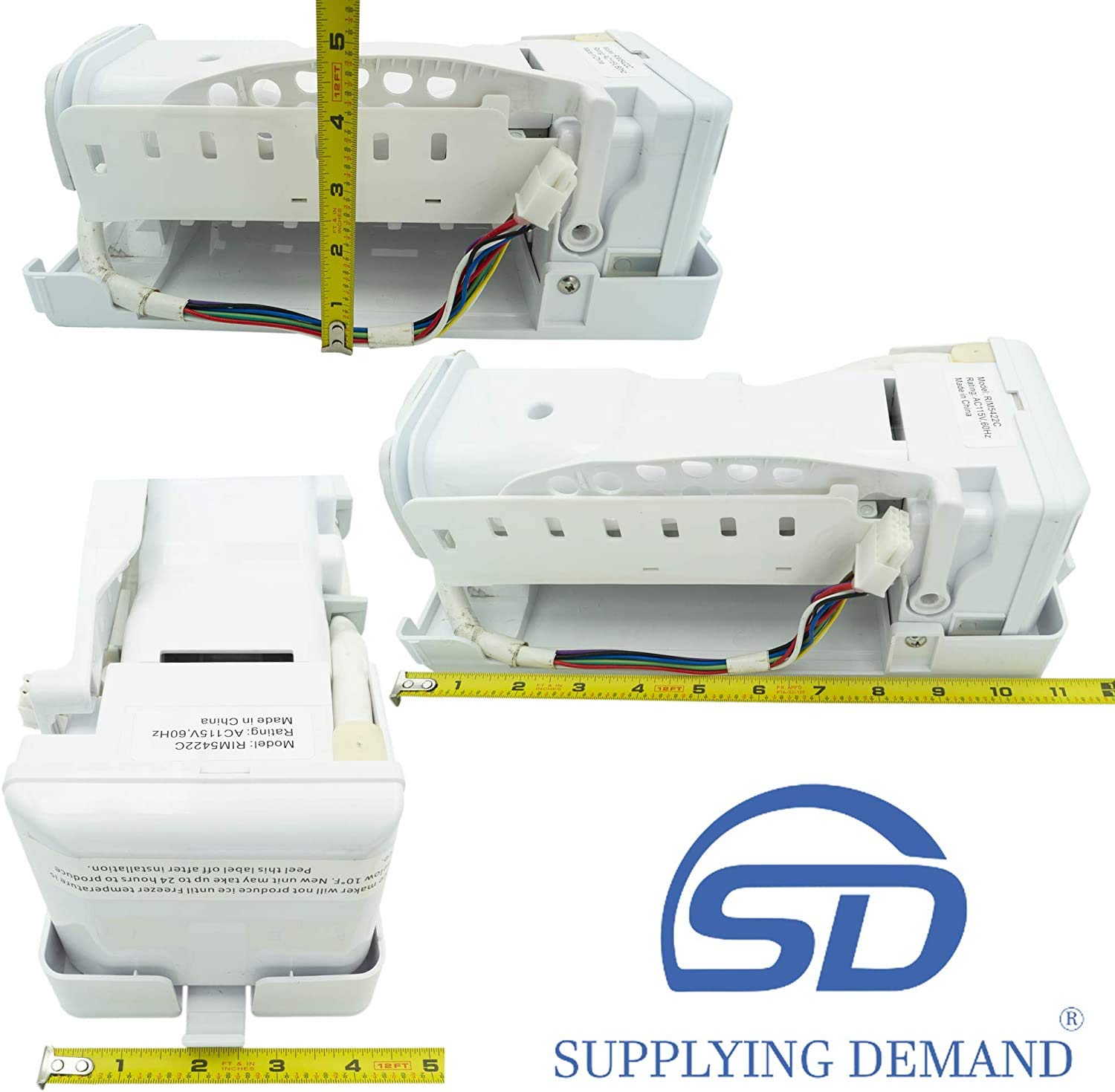 Supplying Demand DA97-05422A 1557822 Refrigerator 7 Cube Ice Maker Replacement Model Specific Not Universal