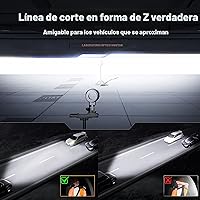 Vista 4 de HWSTAR Par de faros delanteros LED redondos 1000% brillantes antideslumbrantes de 7 pulgadas, compatibles con Jeep Wrangler JK, JKU, TJ, LJ, Chevy