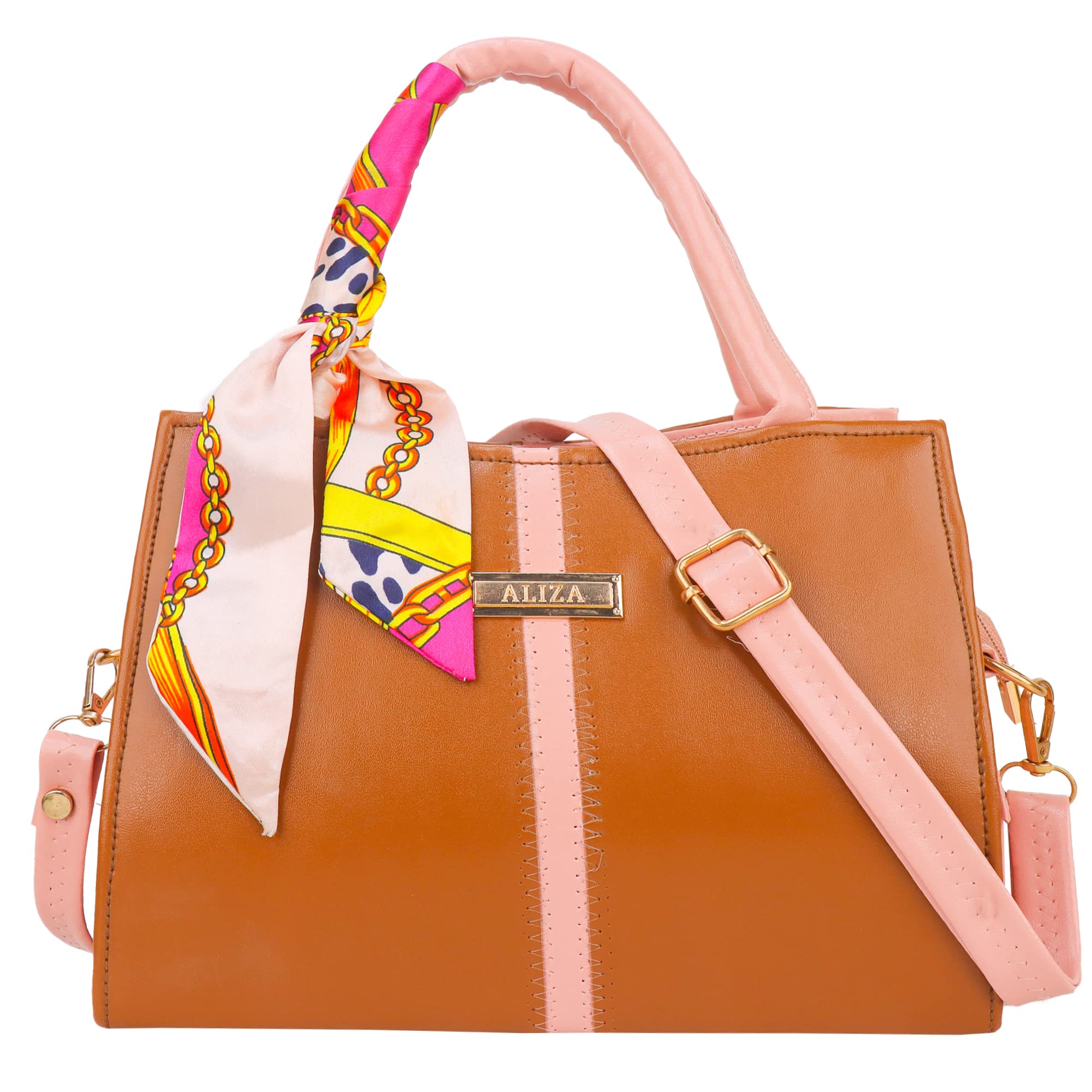 ALIZA Spacious Strong READY TO GO bag for Girls and Women (BROWN) (B0BXMJB74T) Amazon Price History, Amazon Price Tracker