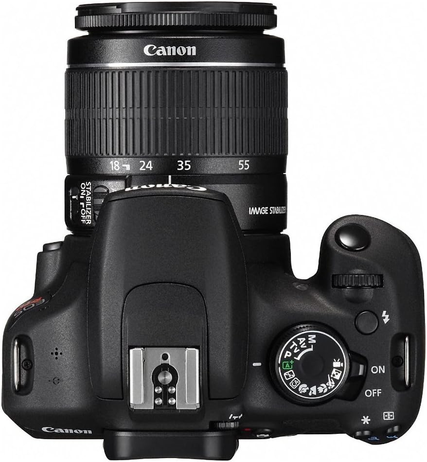 Hard Crafts Rebel T5 DSLR Camera with EF-S 18-55mm IS II Lens + Focus Telephoto and Wide Angle Lens + 32GB Memory Card + Extra Battery Pack + Deluxe Accessory Kit