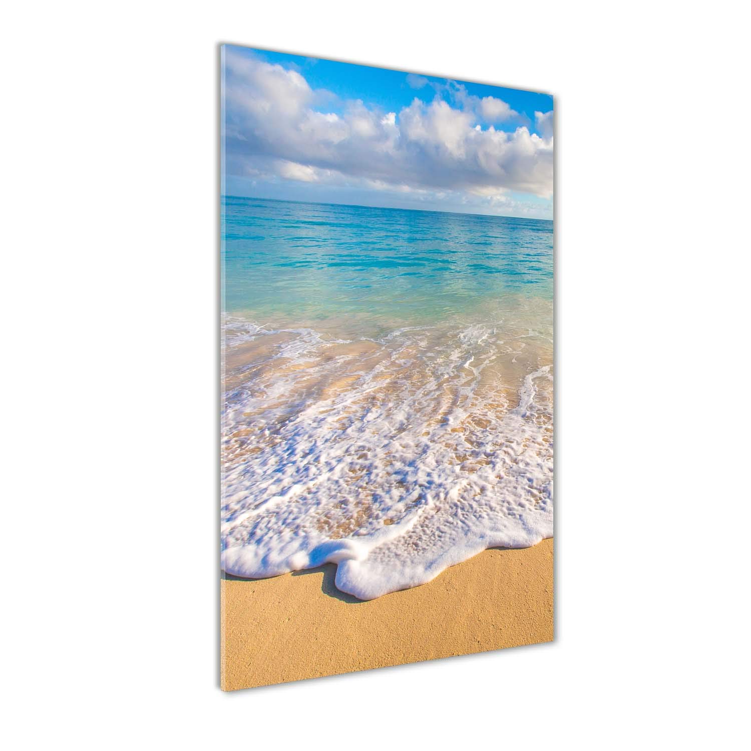 Impression sur verre acrylique haut de gamme Tulup motif paysage bleu azur