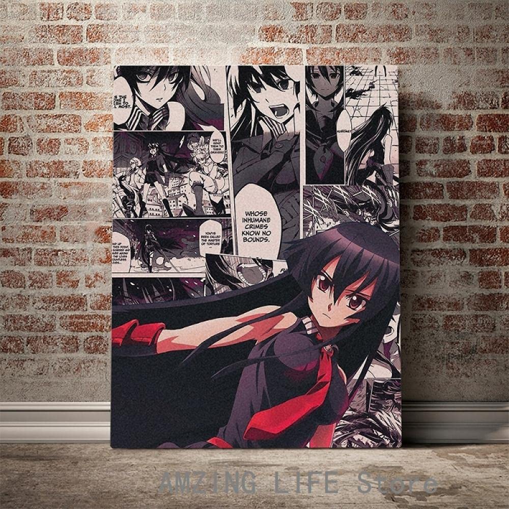 Affiche animée 60x80cm sans cadre pour décoration murale