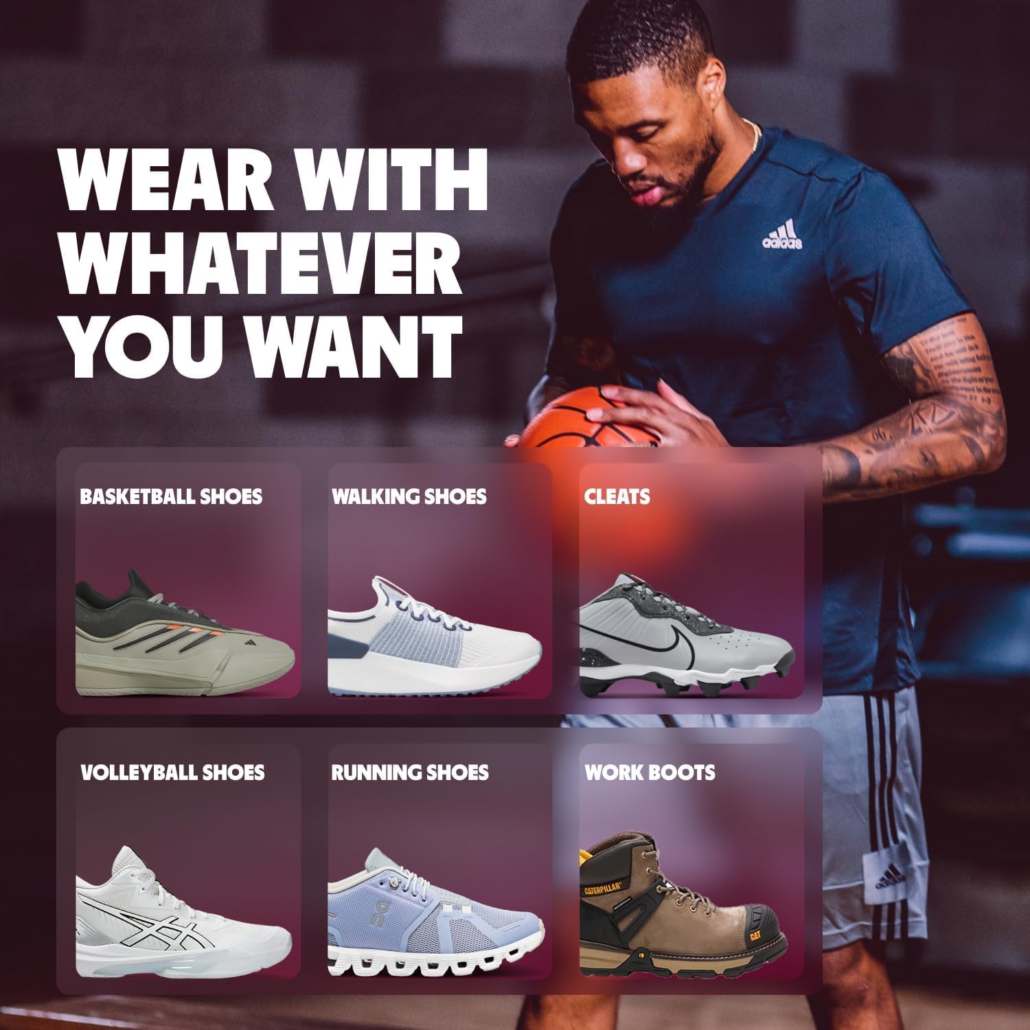 MOVE Game Day Pro- Ultimate Performance Sports Insoles for Basketball, Volleyball, Football, Tennis, Athletics, Baseball, Running, and Active Lifestyle. Extra Shock Absorption (M 11-11.5/WM 12.5-13) - Image 6