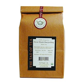 The Tao of Tea, First Flush Darjeeling, 100% Organic Black Tea, 1 Pound