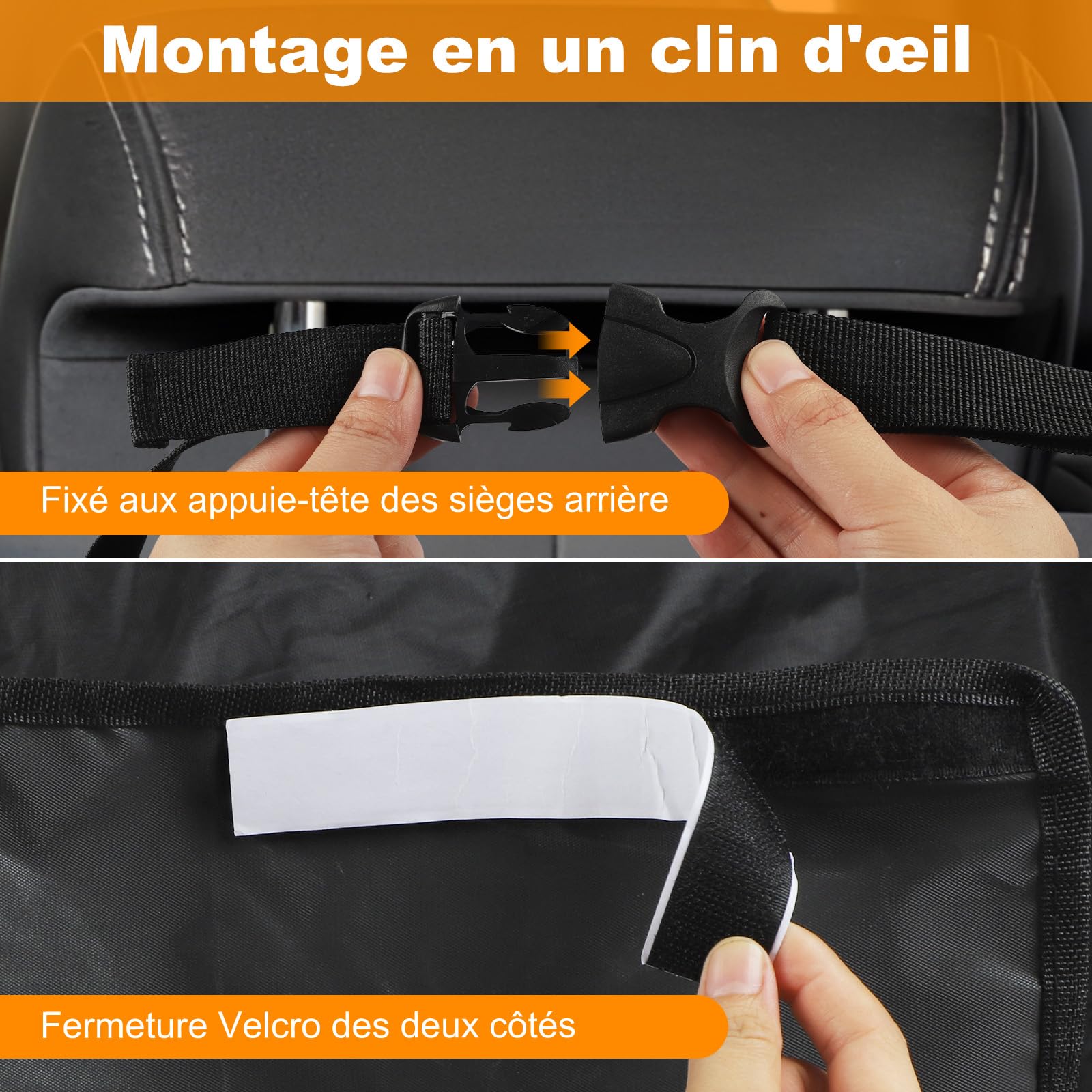 Protection Coffre Voiture Chien Universelle avec Protection Latérale, Housse de Coffre pour Chien Imperméable et Résistant aux Rayures, Protection Coffre pour Voiture, Camion, SUV