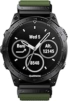 Vista 5 de Correa de repuesto para Fenix 7X/6X/5X Plus, 1.024 in QuickFit Nylon Watch Strap para Garmin Fenix 7X/6X Pro/5X Plus/Tactix 7 Delta/Enduro 2 bandas