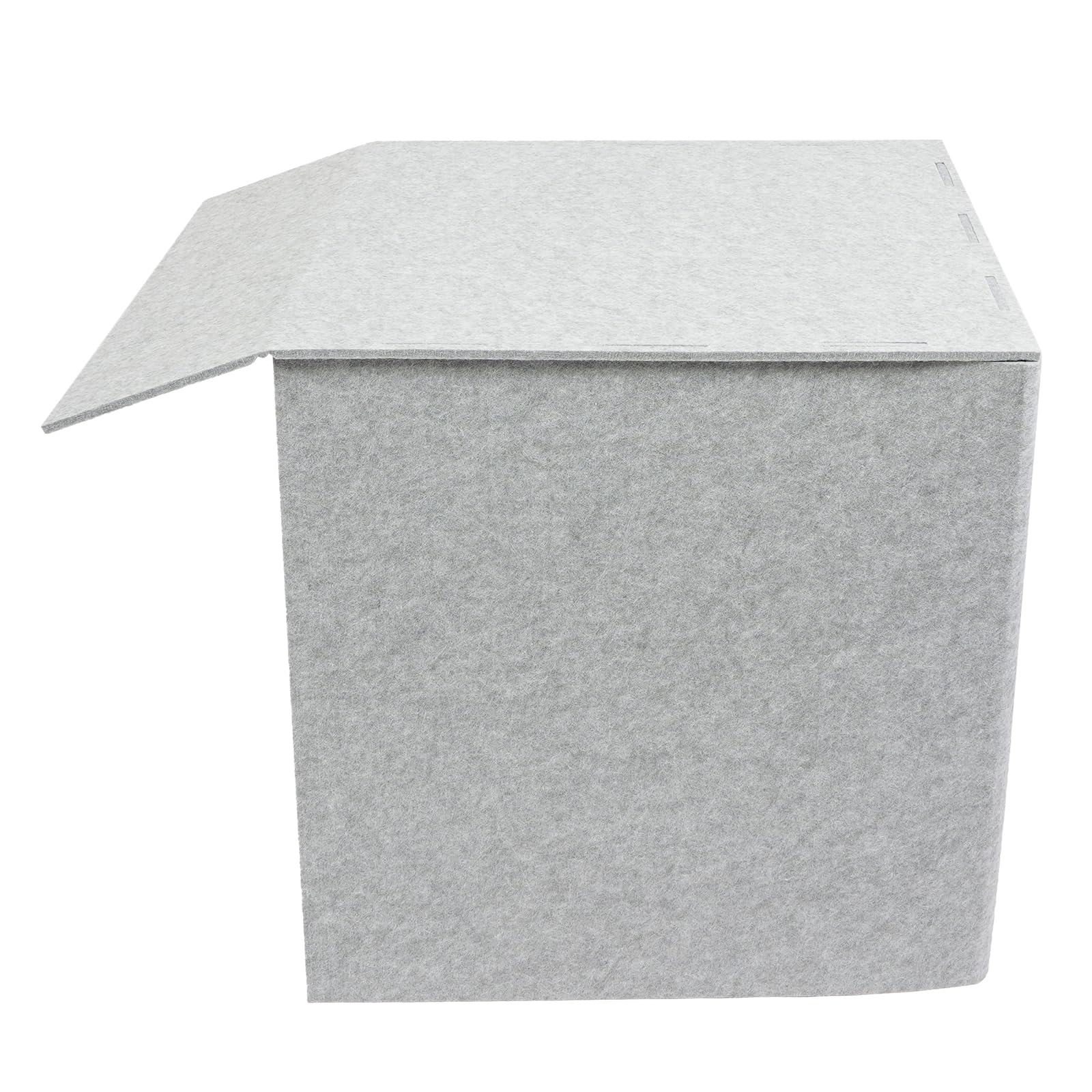 Cabina insonorizzata portatile, Desktop Quadrato Copertura Insonorizzata per studi di registrazione 60x60x60cm Grigio, Blu