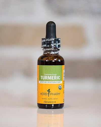 Miniatura 13 de Extracto de raíz de cúrcuma orgánica certificada Herb Pharm para apoyo al sistema musculoesquelético, DTURM04, 1, 1