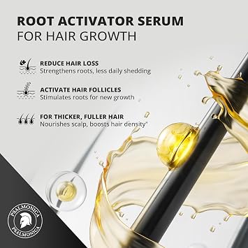 Root Activator Hair Growth Serum: Scalp Serum for Hair Loss and Regrowth Treatments Natural Hair Oils for Hair Growth for Men Women (1 Fl Oz (Pack of 1))