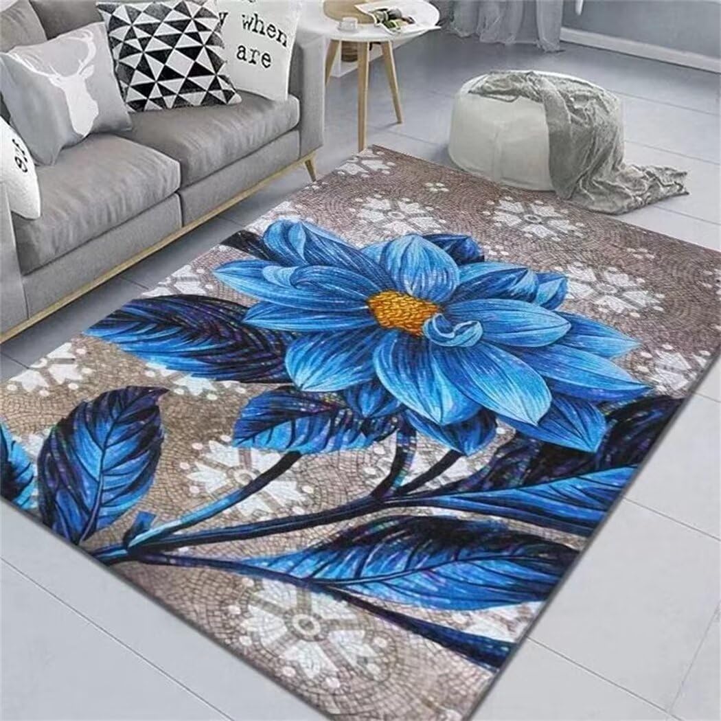 Tapis pour chambre enfant soft et doux lavable au motif géométrique gris