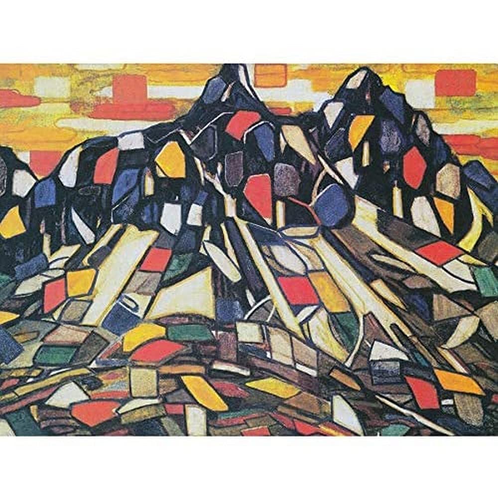 Rohlfs Berg Mountain Expressionist Painting Unframed Wall Art Print Poster Home Decor Premium