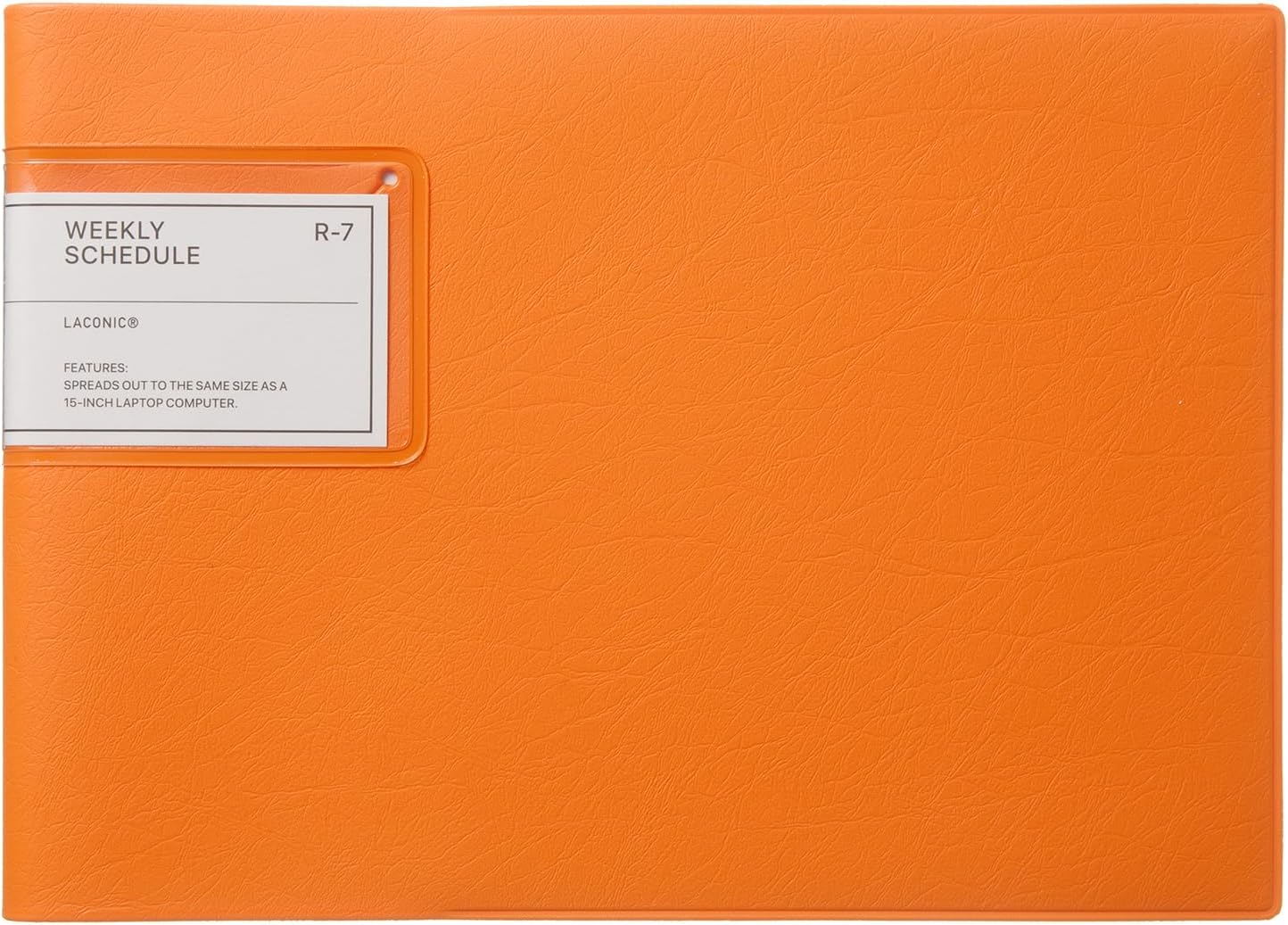 Laconic LLM11-220GY-1 Notebook, Begins in March, 2025, B6, Weekly Name Pocket, Gray 1