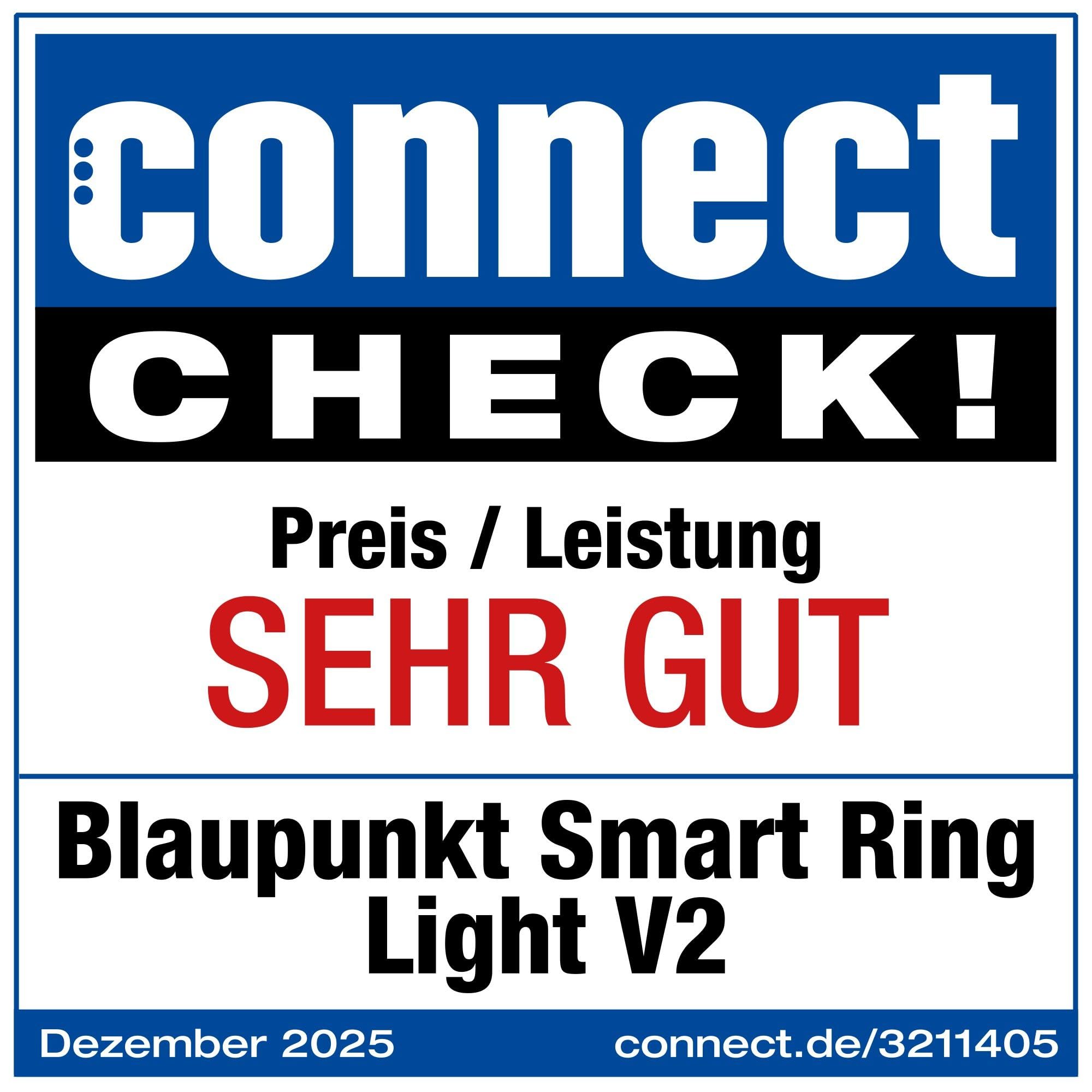BLAUPUNKT Smart Ring V2 | kein ABO | höchster Datenschutz | Keine Cloudanmeldung | Schritte, Schlaf, Puls, Blutsauerstoff SpO2, Kalorien, HRV, Sport | IP68 | Android und iOS App | Silber | Größe 10