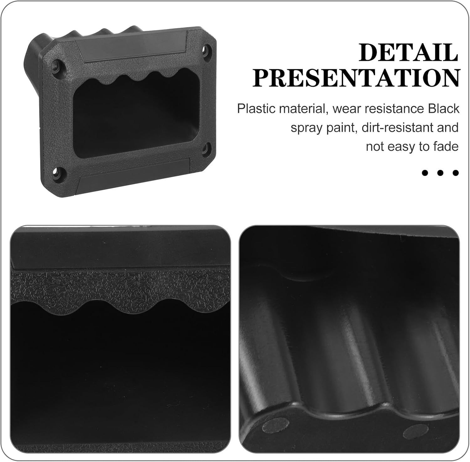 LABRIMP 8pcs Black Plastic Speaker Handle Bucket Handles for Stage Audio Cabinets Amplifier Replacement Side Carry