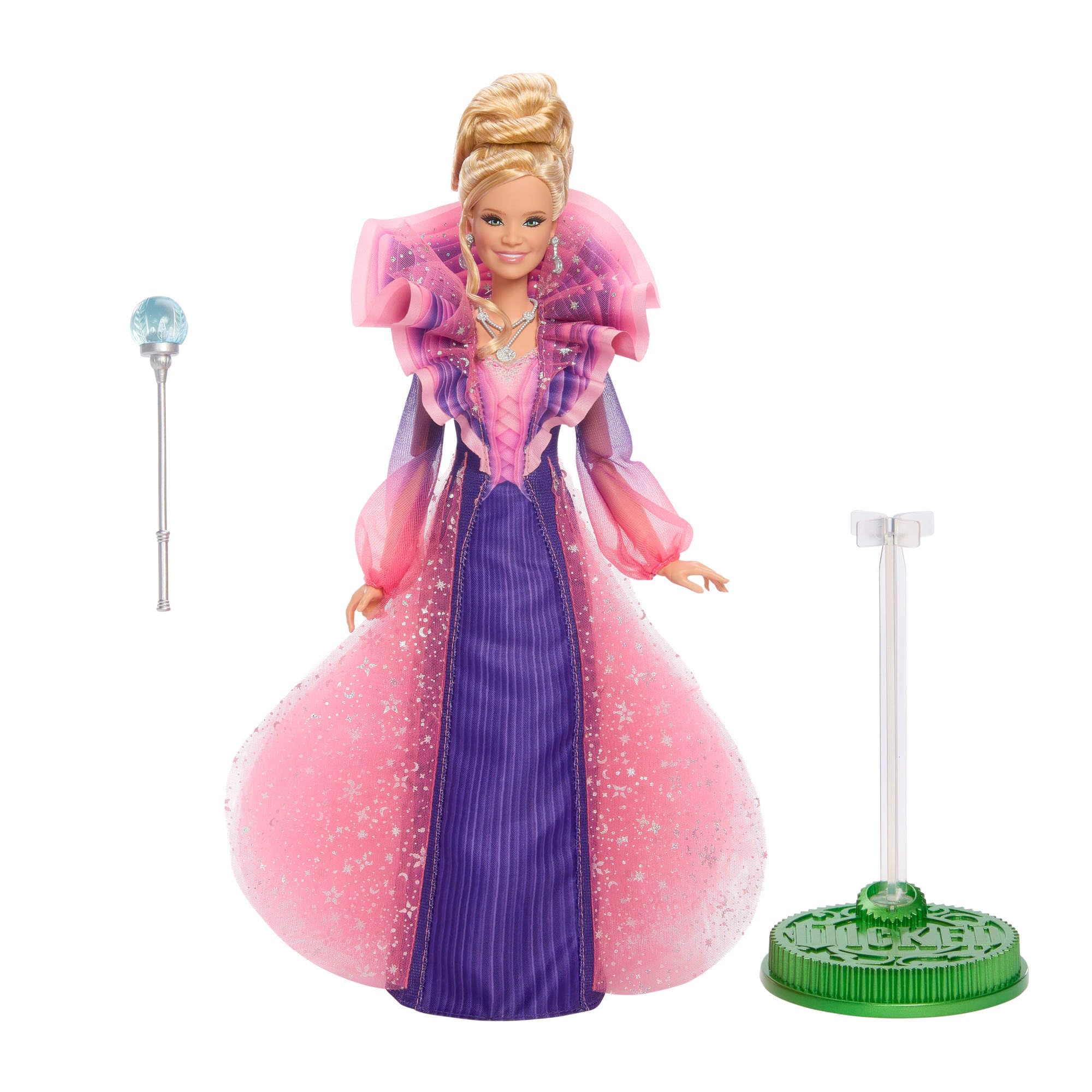 Mattel Universal Pictures Wicked: Die magische Weise Mond Modepuppe mit abnehmbarem Deluxe-Outfit und Zubehörteilen, vom Film inspiriert, JLG42, [Mehrfarbig]