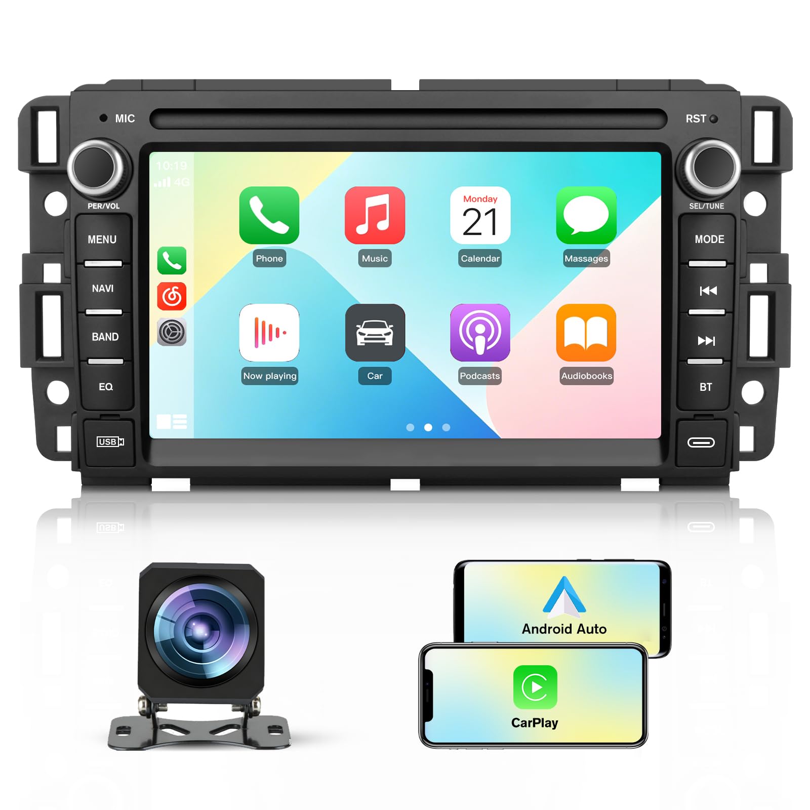 Junsun 4Core Car Radio Stereo for Chevy Silverado GMC Sierra 2007