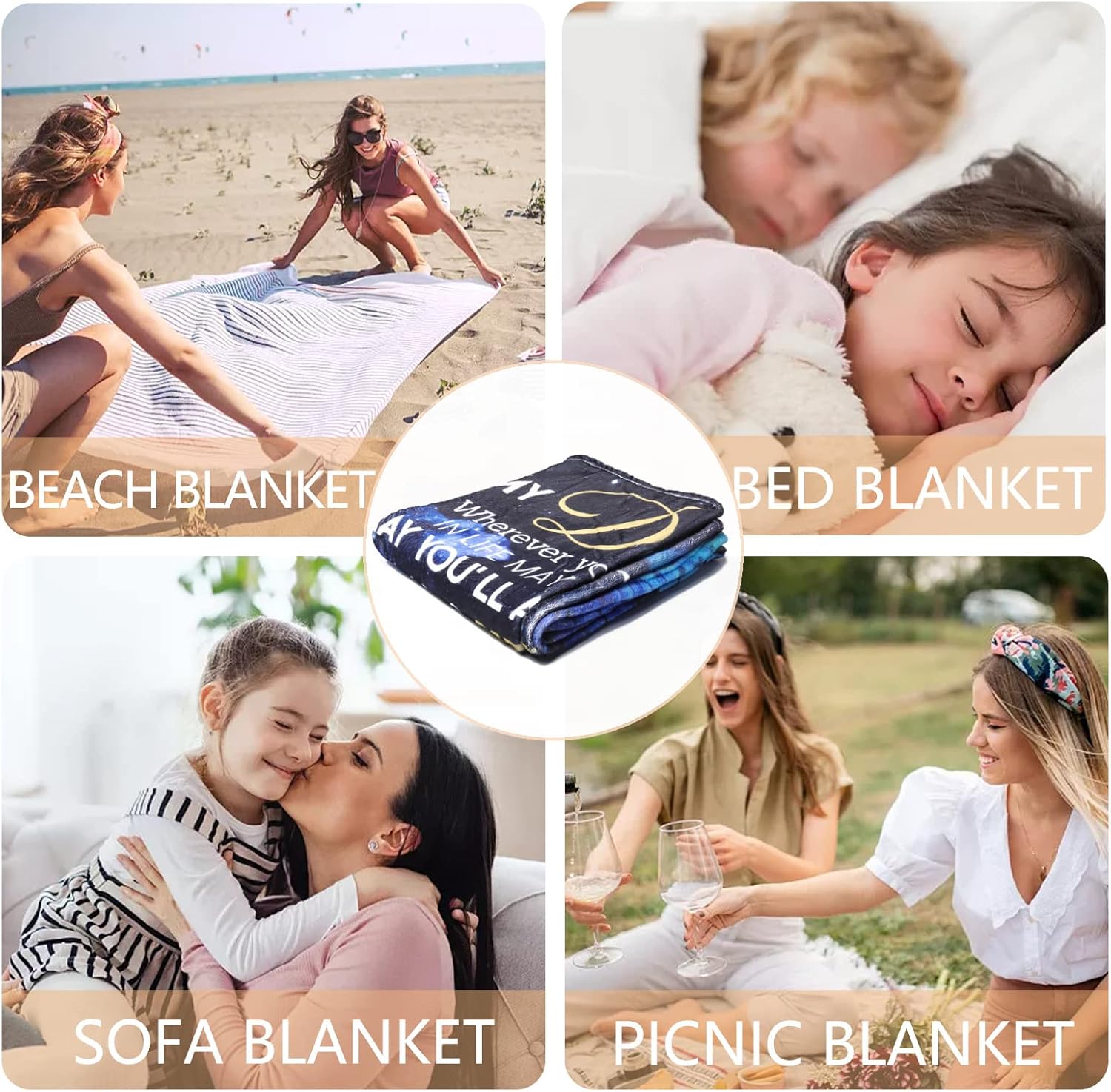 WSYEAR Christmas Daughter Gifts from Mom-to My Daughter Blanket from mom,Gifts for Daughter from Mom, Birthday Gifts for Daughter Adult, Daughter Birthday Gifts Idea
