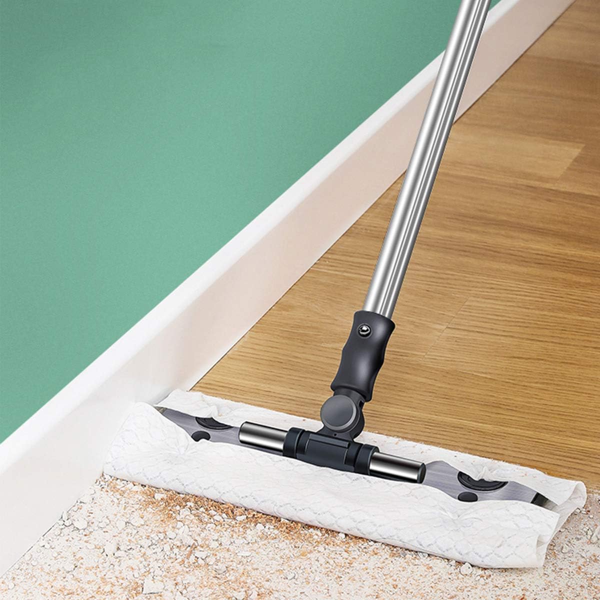 KMAKII Dry Sweeping Cloths, Floor Wipes, Flash Speed Mop Refills, Disposable Cleaning Pads, Trap and Lock Away Dust, White - Image 3