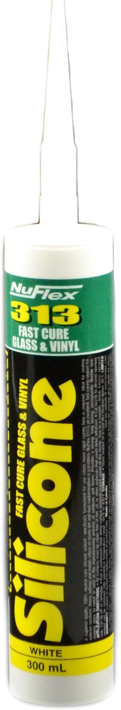 NuFlex 313 Fast Cure Silicone with Nozzle - White