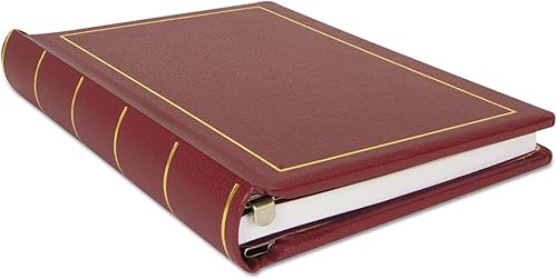 Miniatura 4 de Wilson Jones Libro de minutos corporativos, tamaño carta de 8.5 x 11 pulgadas, 125 páginas250 lados, rojo (W0396-11)